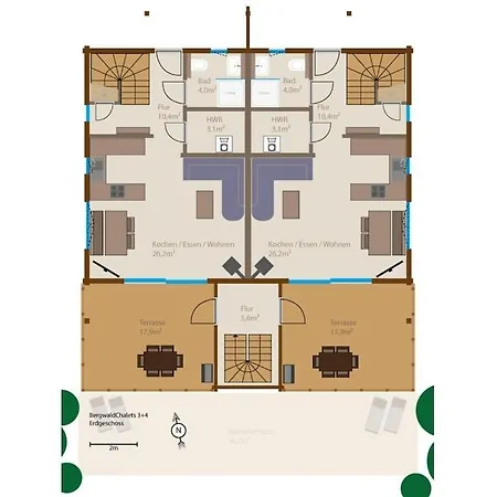 Bergwaldchalet Wellness 7 Ferienhaus